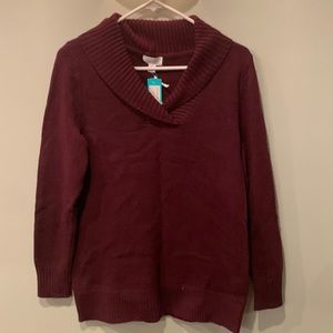 NWT Burgundy sweater